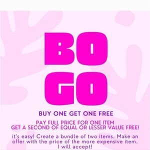 💫💫💫BUY ONE GET ONE FREE SALE! 💫💫💫